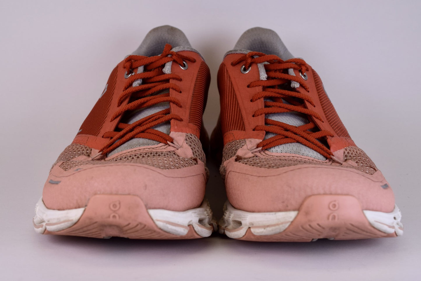On Women On Cloudflyer Orange Running Shoes Sneakers Size 11