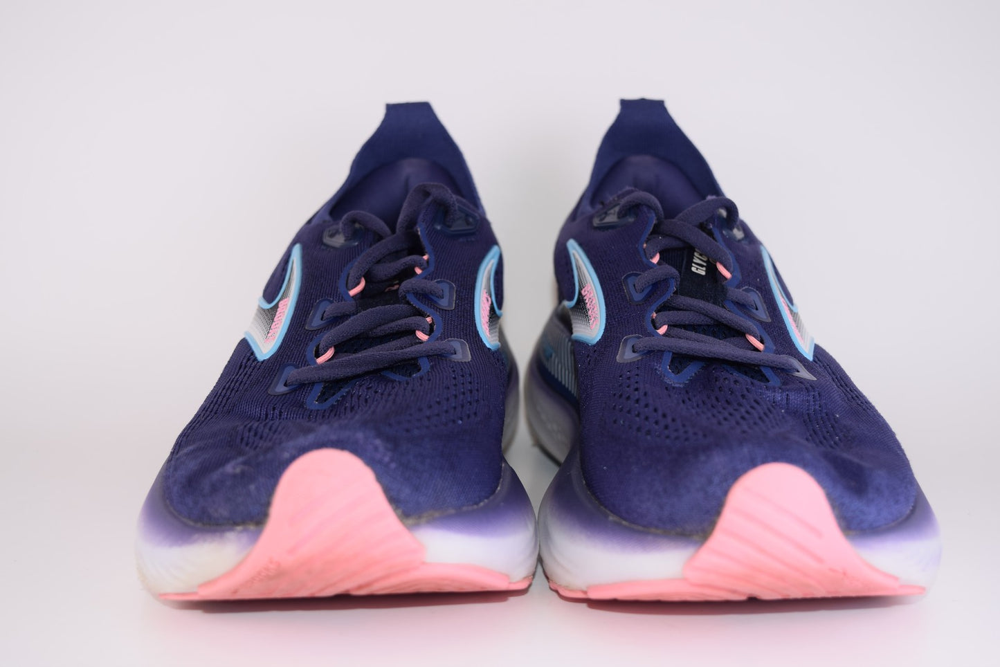 Brooks Women Glycerin GTS 22 1204351B429 Blue Running Shoes Sneakers Size 7.5 B