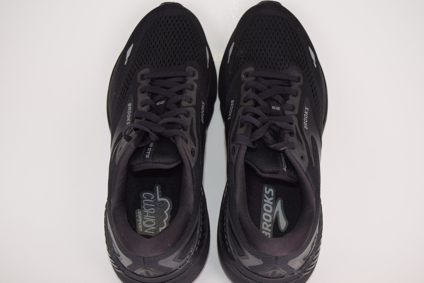 Brooks Women Adrenaline GTS 23 1203811B020 Black Running Shoes Size 10.5 B