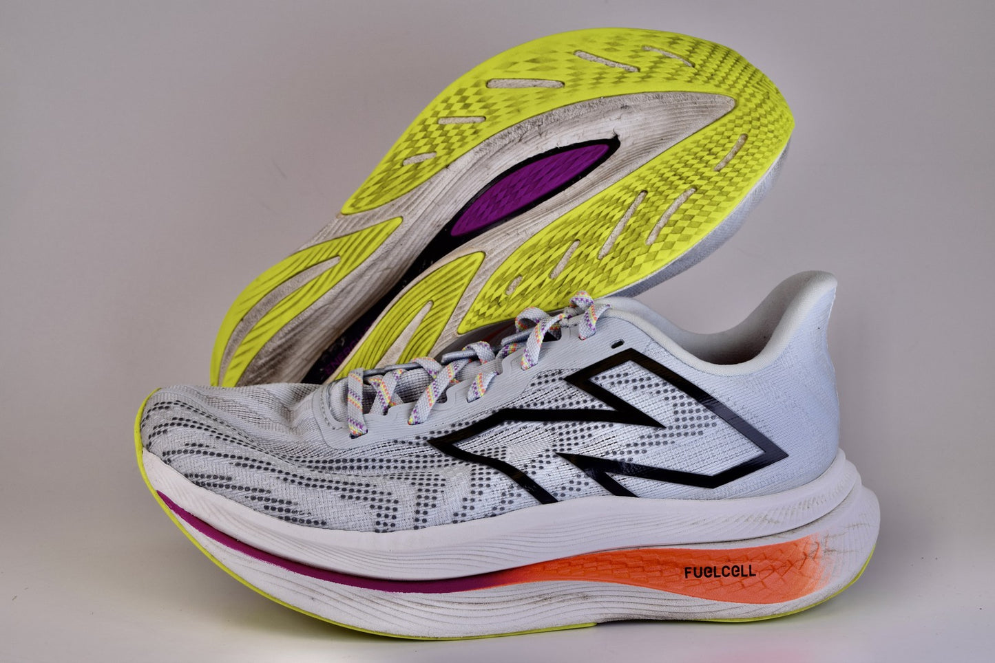 New Balance Women FuelCell SuperComp v2 WRCXLK3 Gray Running Shoes Size 8 B