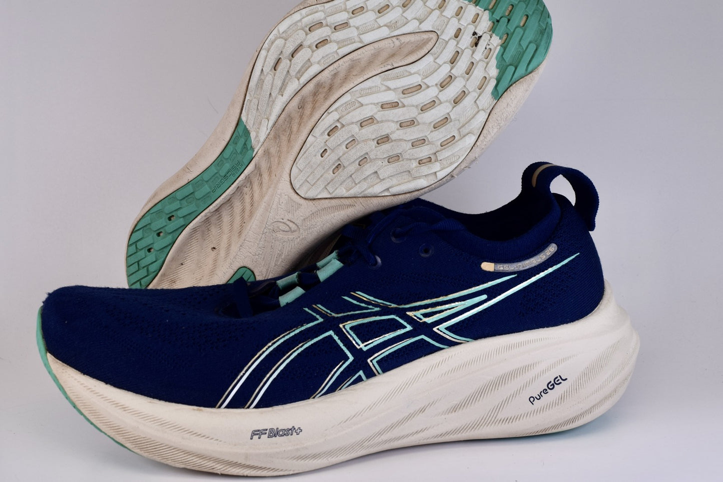 ASICS Women Gel-Nimbus 26 1012B601 Blue Running Shoes Sneakers Size 10.5