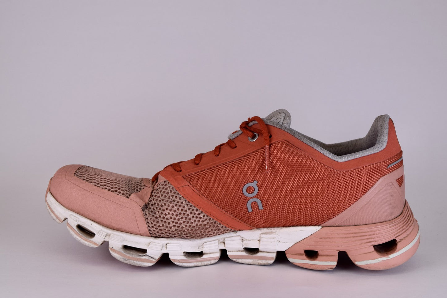 On Women On Cloudflyer Orange Running Shoes Sneakers Size 11