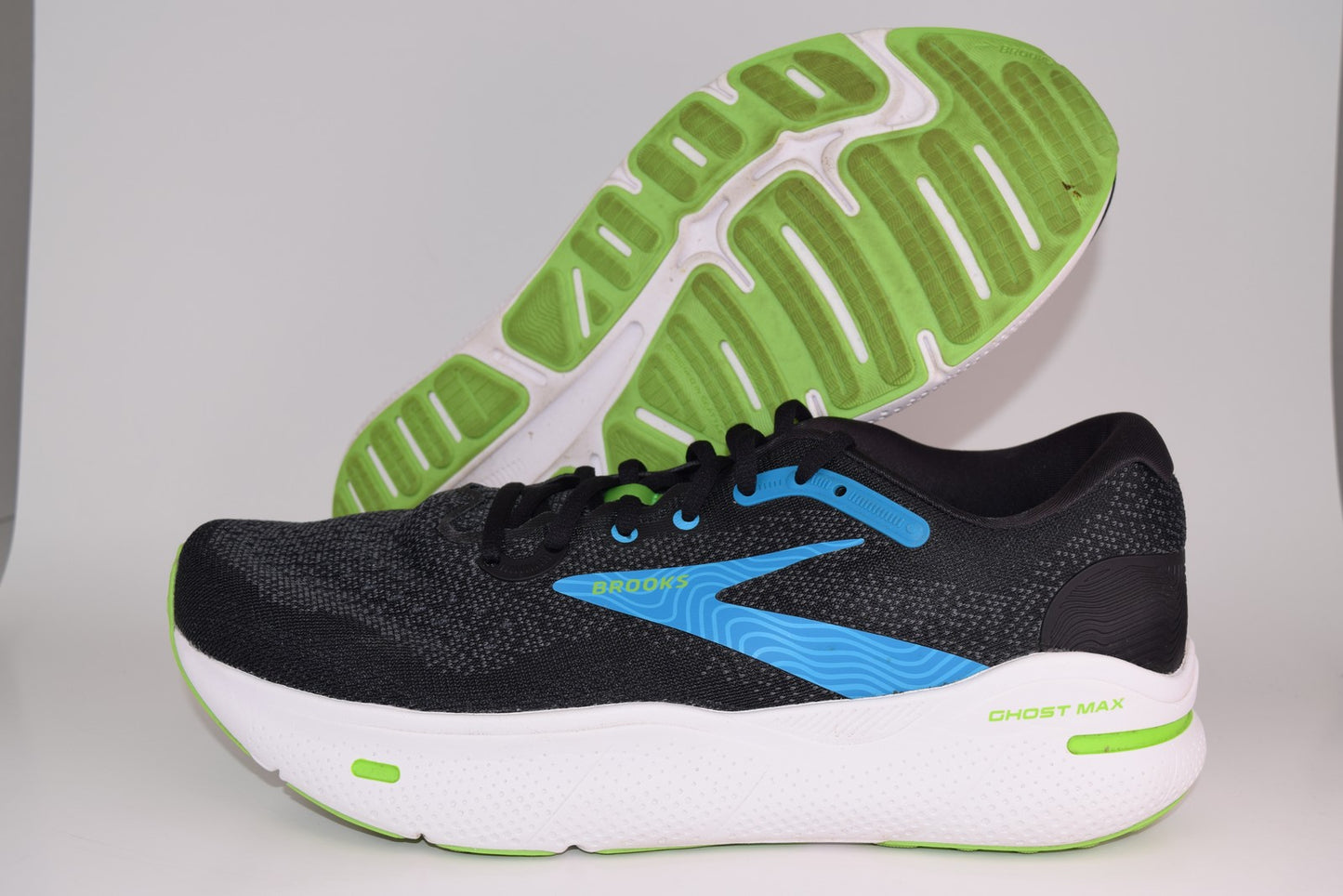 Brooks Men Ghost Max 1104062E060 Black Running Shoes Sneakers Size 10.5 EE