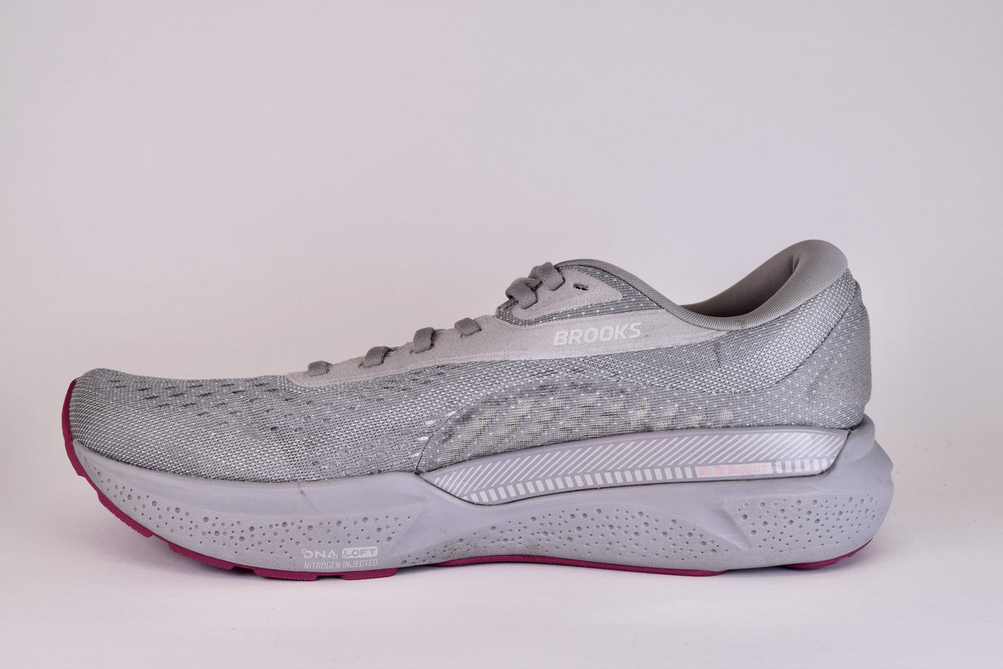 Brooks Women Adrenaline GTS 24 1204261B019 Gray Running Shoes Size 11.5 B