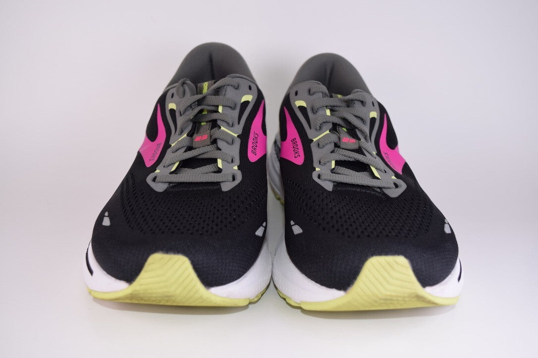 Brooks Womens Adrenaline GTS 23 1203811D037 Black Running Shoes Sneakers Sz 11 W