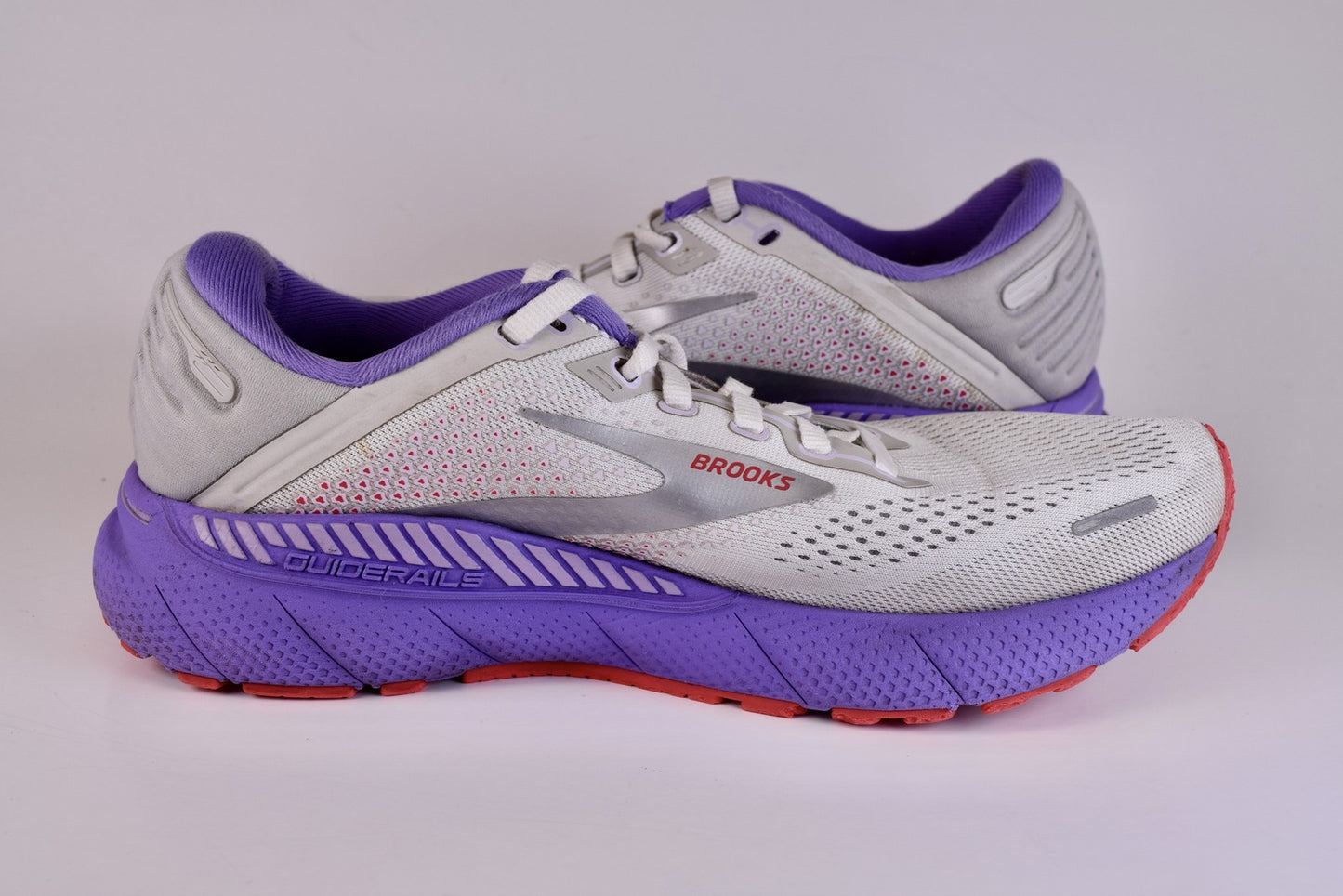 Brooks Women Adrenaline GTS 23 1203531B105 Gray Running Shoes Size 8.5 B