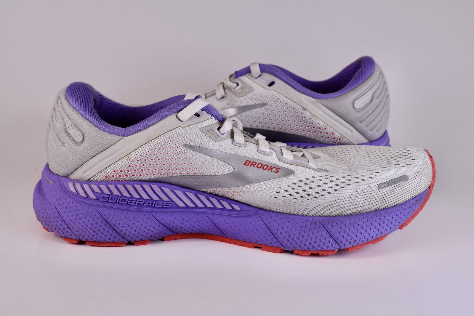 Brooks Women Adrenaline GTS 23 1203531B105 Gray Running Shoes Size 8.5 B