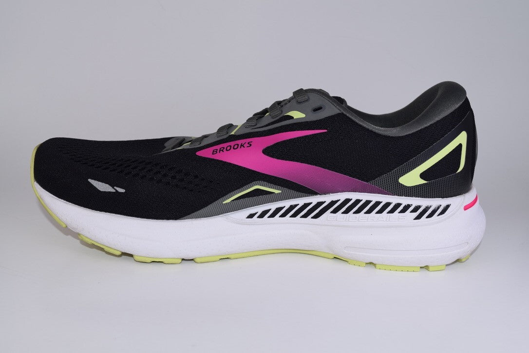 Brooks Womens Adrenaline GTS 23 1203811D037 Black Running Shoes Sneakers Sz 11 W