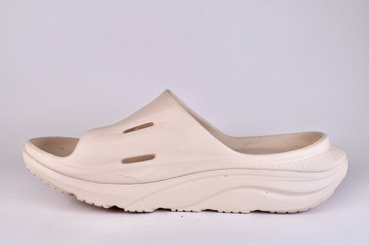 Hoka One One Unisex Ora Recovery Slide 3 Vanilla Slip On Shoe Size 8 M W 11