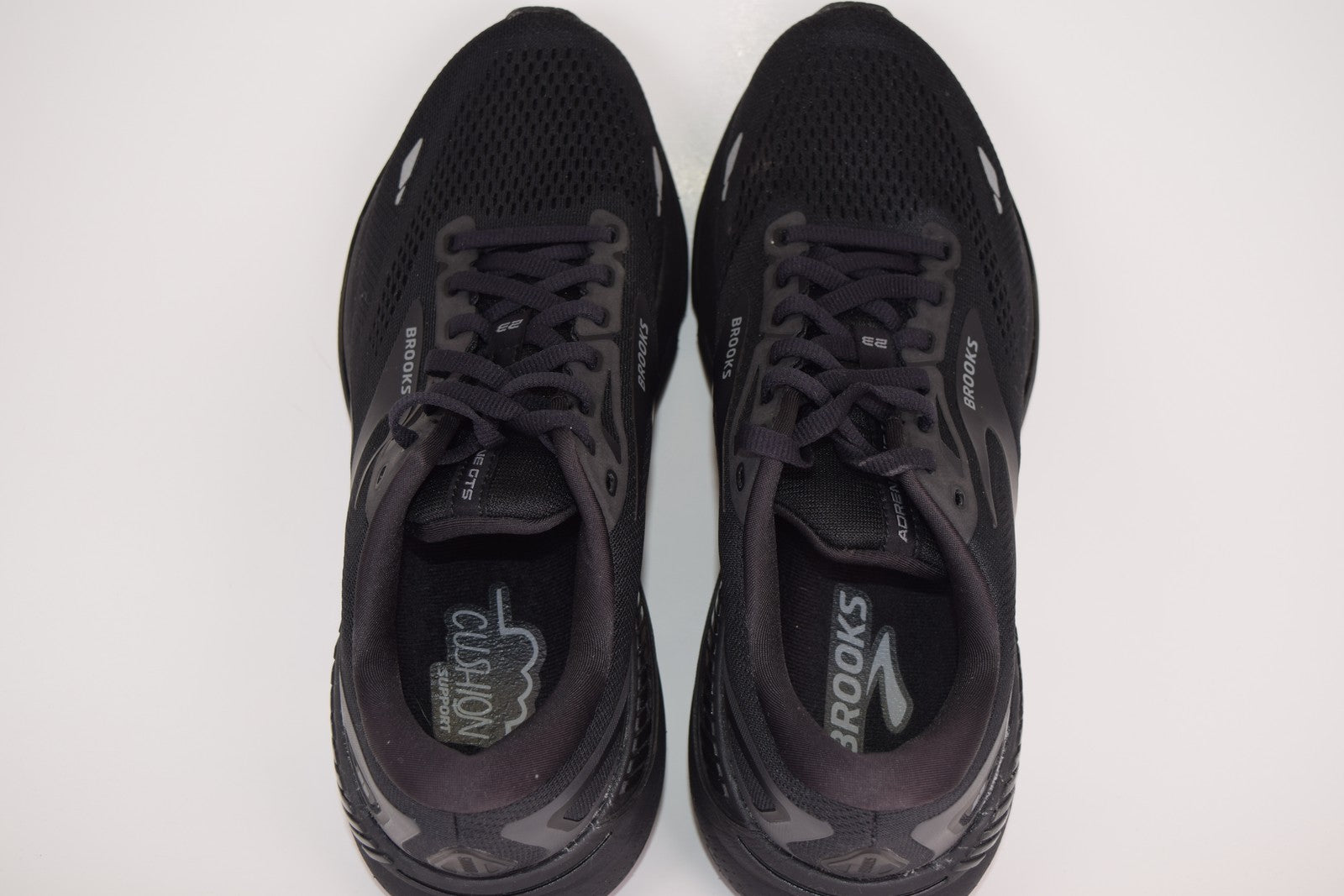 Brooks Women Adrenaline GTS 23 1203811B020 Black Running Shoes Size 10.5 B