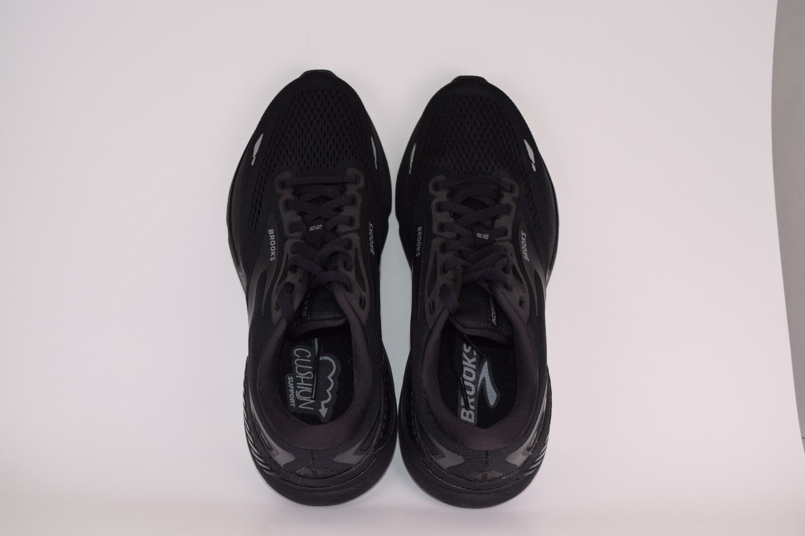 Brooks Women Adrenaline GTS 23 1203811B020 Black Running Shoes Sneakers Size 9 B