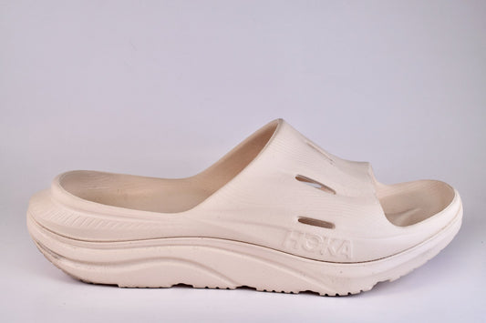 Hoka One One Unisex Ora Recovery Slide 3 Vanilla Slip On Shoe Size 8 M W 11