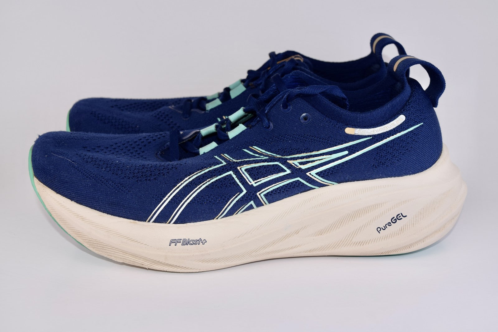 ASICS Women Gel-Nimbus 26 1012B601 Blue Running Shoes Sneakers Size 10.5