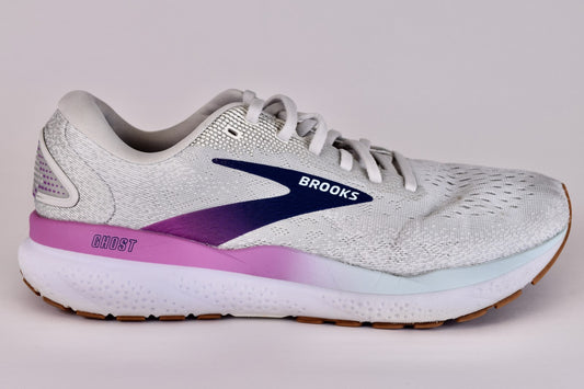 Brooks Women Ghost 16 1204071B175 Gray Running Shoes Sneakers Size 9.5 B
