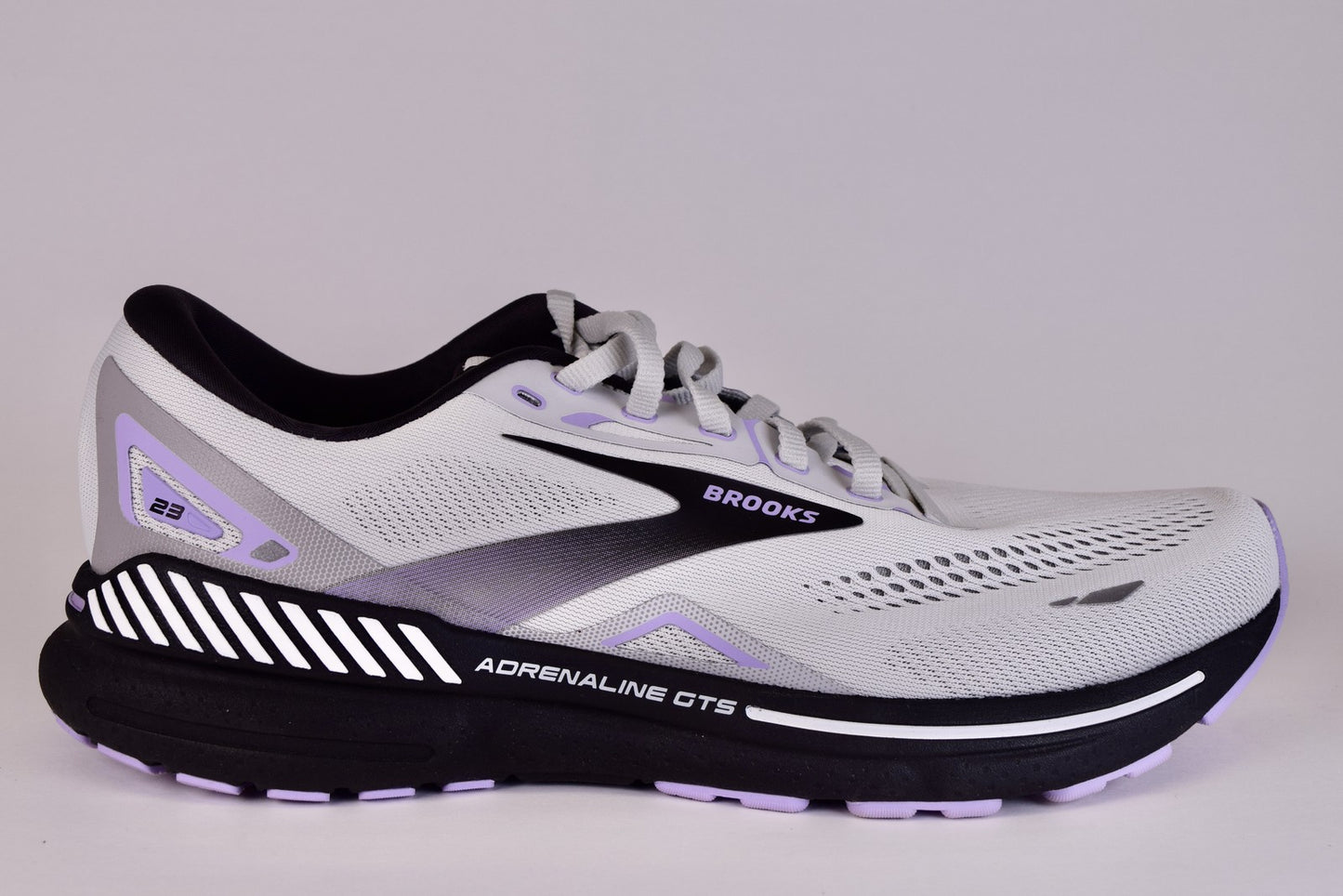 Brooks Women Adrenaline GTS 23 1203811B039 Gray Running Shoes Sneakers Size 12 B