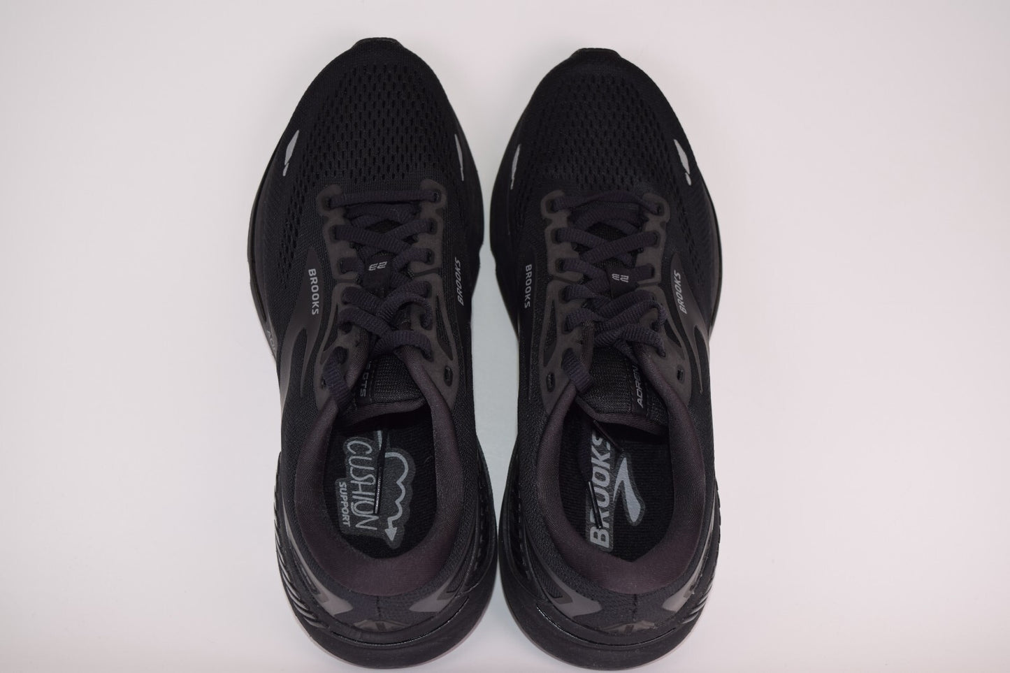 Brooks Women Adrenaline GTS 23 1203811B020 Black Running Shoes Sneakers Size 9 B