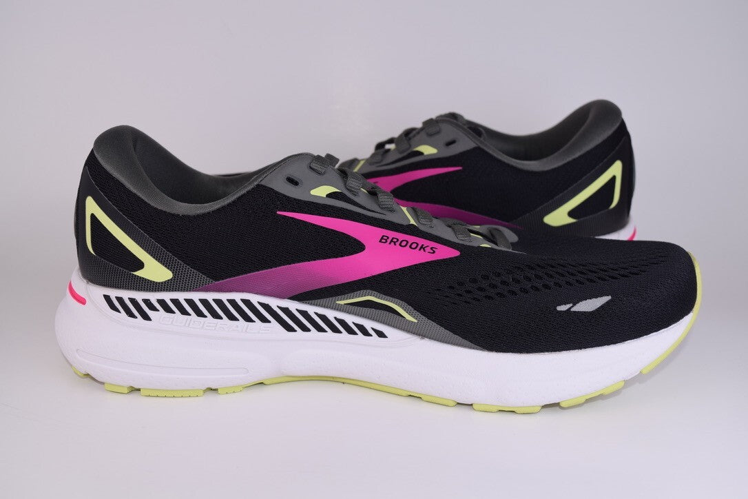 Brooks Womens Adrenaline GTS 23 1203811D037 Black Running Shoes Sneakers Sz 11 W